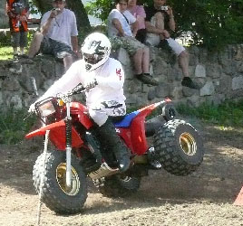 Olivier et son 250 HONDA